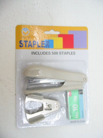 57 Set Stapler included 500 Staples - Click Image to Close