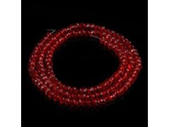 (image for) 10Strands X 70Pcs Red Facted Glass Crystal Beads 10mm Dia
