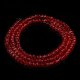 10Strands X 70Pcs Red Facted Glass Crystal Beads 10mm Dia