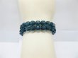 50 Fashion Blue Faceted Glass Bead 8mm Beaded Bracelets (image for) 50 Fashion Blue Faceted Glass Bead 8mm Beaded Bracelets