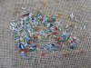 250Grams Luster Bugles Glass Tube Beads Mixed Colour Retail Pack