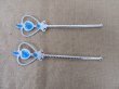 12Pcs Blue Heart Fairy Wand Magic Stick Girl Party Princess Favo (image for) 12Pcs Blue Heart Fairy Wand Magic Stick Girl Party Princess Favo