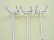 (image for) 50 Milk White Cargo Net Mesh Hooks 15cm