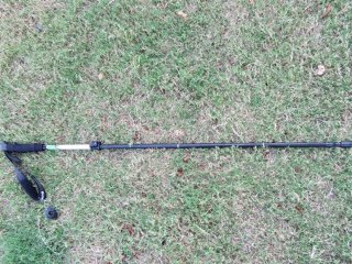 1X Folding Hiking Lightweight Adjustable Walking Stick with Bag