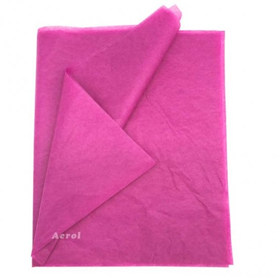 100Sheets Fuschia Tissue Paper Gift Wrap Wrapping - Click Image to Close
