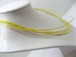(image for) 100 Yellow Multi-stranded Waxen Strings For Necklace