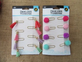 24Sheets X 8Pcs Paper Clips Office Supplies Assorted (image for) 24Sheets X 8Pcs Paper Clips Office Supplies Assorted