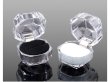 (image for) 20 Clear Ring Display Cases Jewelry Ring Boxes 3.9*3.7cm
