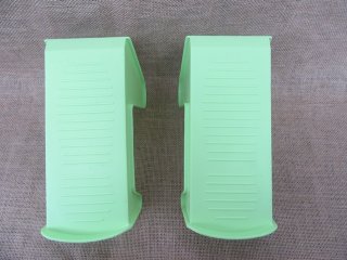 (image for) 5Pairs Green Single Shoe Shelf Display Stand Rack Holder