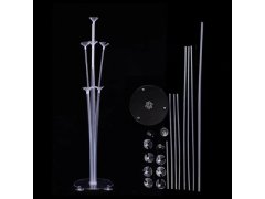 (image for) 5Sets Desktop Table 7 Ballon Holder Stand Kit w/Suction Cup