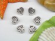 (image for) 50pcs Metal Big Heart Beads yw-ac-mb34