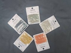 (image for) 3Sheet x 432Pcs Open End Jump Rings 4/6/8mm Size Jewelry Connector Rings Mixed Color