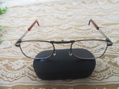 (image for) 1Pc Clear Folding Foldable Reading Glasses 150+ with Case