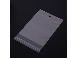 1000 Clear Self-Adhesive Seal Plastic Bag 15x9cm