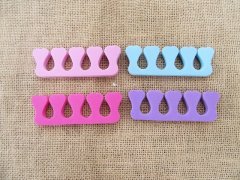 (image for) 50Pcs Soft Sponge Foam Finger Toe Separator Nail Art Salon Pedic