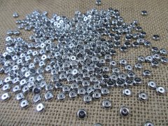 500g (8000Pcs) Round Flat Niclel Plastic Beads 500g (8000Pcs) Round Flat Niclel Plastic Beads