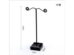 (image for) 12Pcs Black T-Shape Hook Earring Display Stands Jewelry Stands