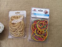 6Packs Multi-Purpose Various Usage Rubber Bands 2mm Wide