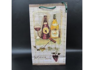 5Pcs HQ Paper Wine Bottle Bag Gift Bag 35.5x20x9cm (image for) 5Pcs HQ Paper Wine Bottle Bag Gift Bag 35.5x20x9cm