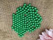 (image for) 500 Green Round Simulate Pearl Loose Beads 10mm