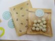 30Packets Clear Faced Bag Packing Bag with Clear Windown