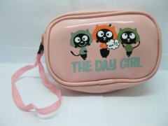 (image for) 8Pcs New Pink Leatherette Handbag with Zipper Girl's Favor
