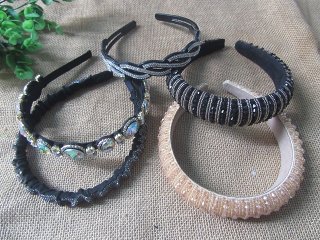 1Pc Fashion Rhinestone Headbands Hair Band Hair Loop (image for) 1Pc Fashion Rhinestone Headbands Hair Band Hair Loop
