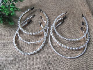 1Pc Elegant Simulate Pearl Beaded Headbands Hair Band (image for) 1Pc Elegant Simulate Pearl Beaded Headbands Hair Band
