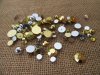 250Gram Round Flatback Acrylic Gemstones Rhinestones Assorted 6-