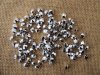 1700Pcs Silver Plastic Diamond Rhinestone Table Scatter 8x5mm