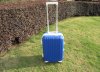 1X 28 Inch Dark Blue Universal Wheel Lock Travel Suitcase