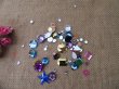 150g Premium Flatback Diamonds Gemstones Rhinestones Assorted