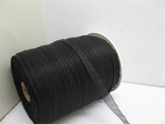 (image for) 1Roll X 500Yards Black Organza Ribbon 9mm