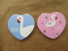 (image for) 6Pcs Heart Make-up Pocket Mirror Cosmetic Makeup Compact Mirror