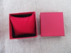 (image for) 6Pcs Red Cube Watch Display Boxes Gift Boxes 8.5x8x5.5cm