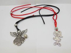 (image for) 12Pcs Alloy Zinc Angel Pendant Necklace Assorted