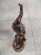 1X Brown Dancing Nude Belle Collectable Sculpture Statue