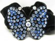 1Pc Chic Designer Hair Clips,Rhinestone Floral Clip