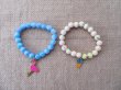 (image for) 12Pcs Summer Spring Glass Beads Beaded Bracelets 7cm Dia.