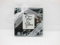 10Set X2Pcs Gorgeous Flower Glass Photo Coaster Wedding 10Set X2Pcs Gorgeous Flower Glass Photo Coaster Wedding