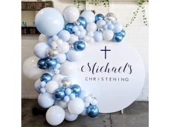 (image for) 1Set 104Pcs Blue Balloon Garland Arch Kit Wedding Party Baby Sho
