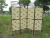 1X Room Divider 4 Panels Folding Screen - Chrysanthemum Design