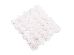 (image for) 25Pcs White Rose Artificial Foam Flower Hair Pick Wedding