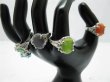 100 Fashion Silver Plated Rings Mixed Colour (image for) 100 Fashion Silver Plated Rings Mixed Colour