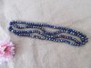2Strand x 70Pcs AB Metalic Rainbow Rondelle Faceted Crystal Bead