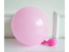 100Pcs Baby Pink Natural Latex Balloons Party Supplies 30cm