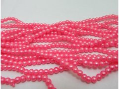 18000 Hot Pink 4mm Round Simulate Pearl Beads 18000 Hot Pink 4mm Round Simulate Pearl Beads