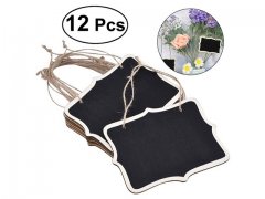 12Pcs Mini Hanging Blackboard Wedding Lolly Buffet Blackboards