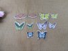 500Pcs Realistic Different Types of Butterflies Foam Back