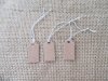 1000 Kraft Paper Price Tags/Labels Tie-on White String 26x13mm 1000 Kraft Paper Price Tags/Labels Tie-on White String 26x13mm